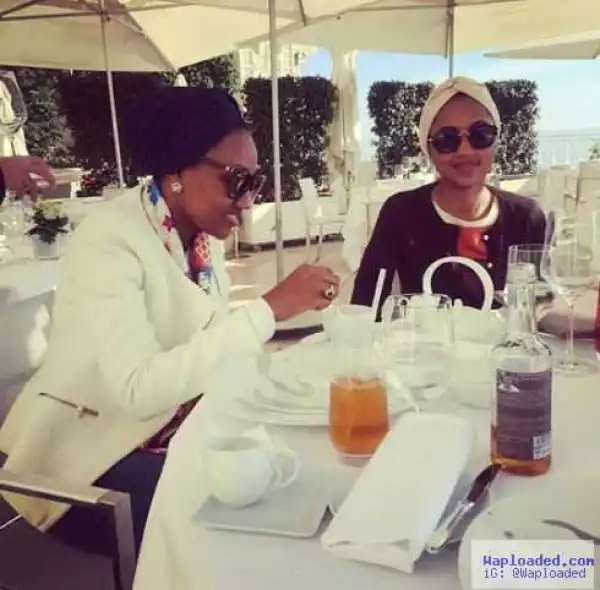 Photo: Zahra Buhari And Sister Hang Out Together